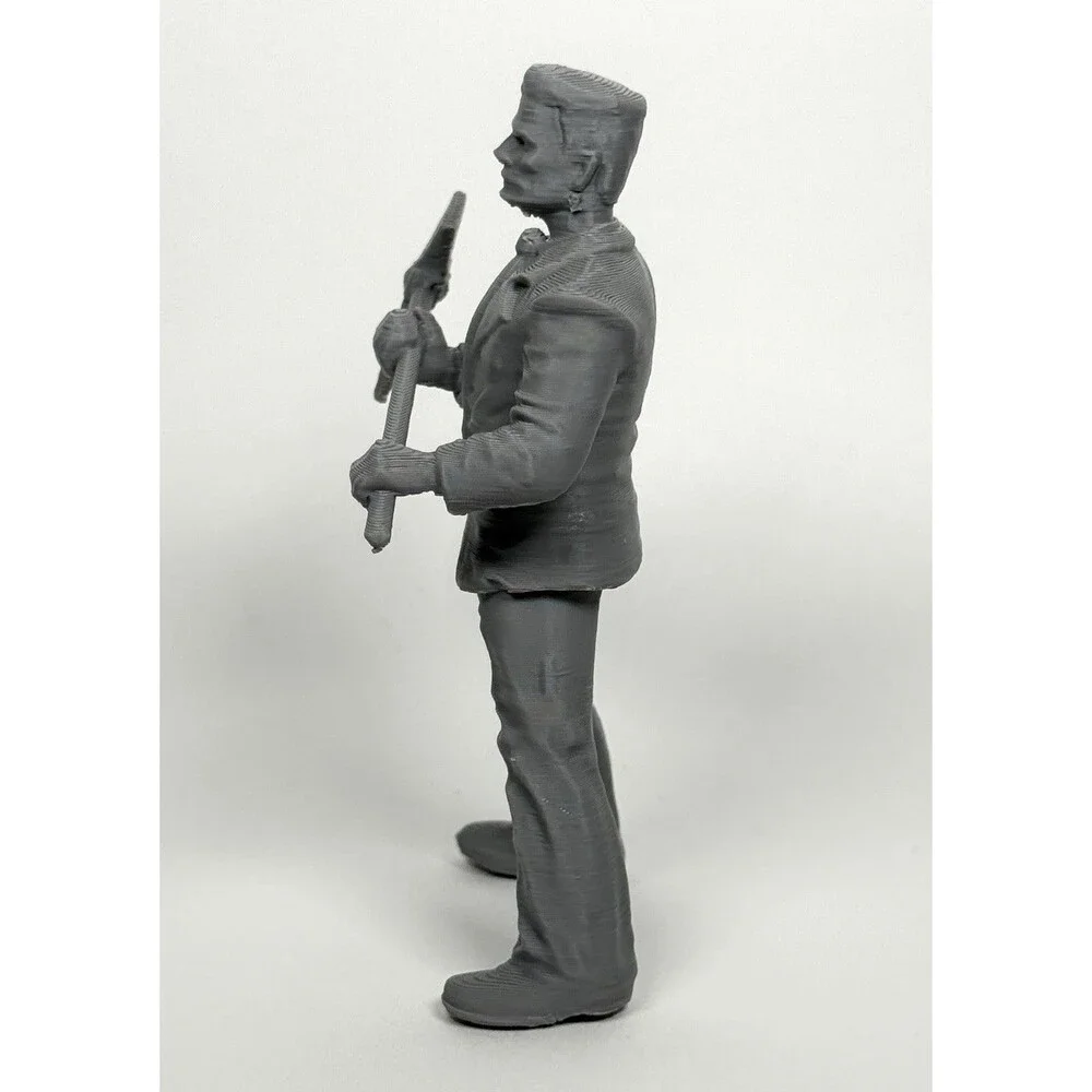 Frankenstein Monster With Ax Paintable Toy